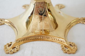 Solid Sterling silver Gothic Chalice